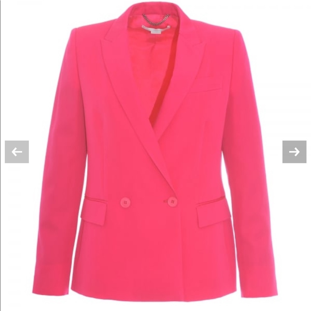 Stella McCartney Dahlia Hot Pink Blazer Size XS - Picture 8 of 16